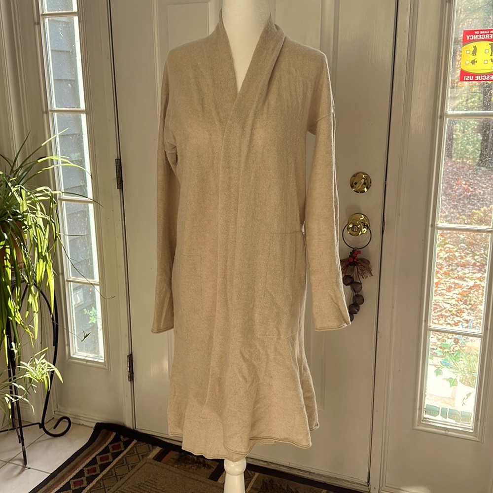 Cashmere cream colored banana republic duster